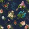 Seamless pattern ofÂ colored floral seasonal vintage.